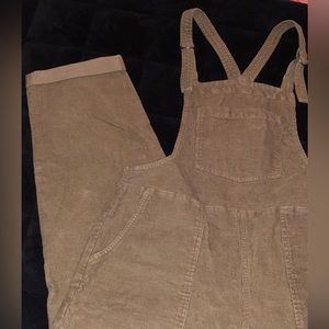 Aerie brown corduroy jumpsuit loose fit